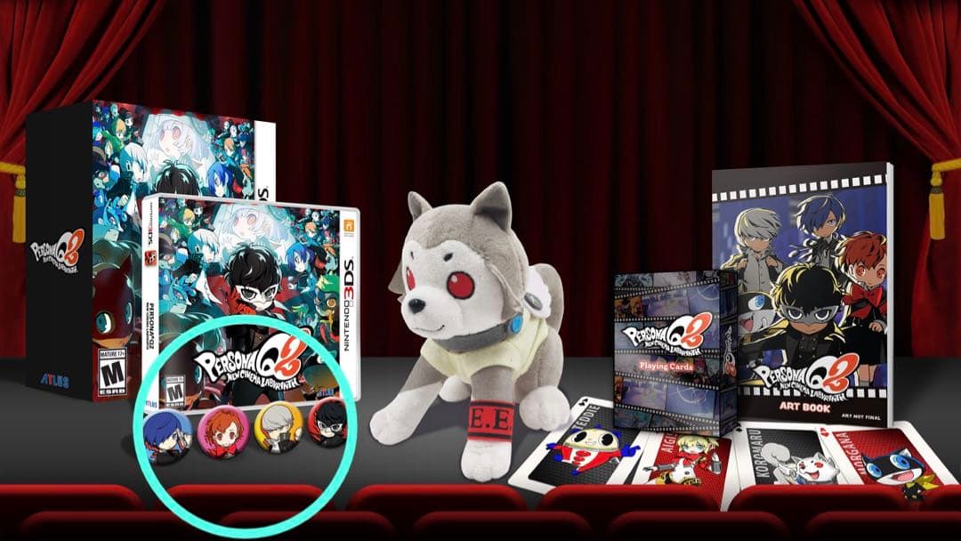 海外版 ペルソナ Q2 限定版 特典 缶バッジ