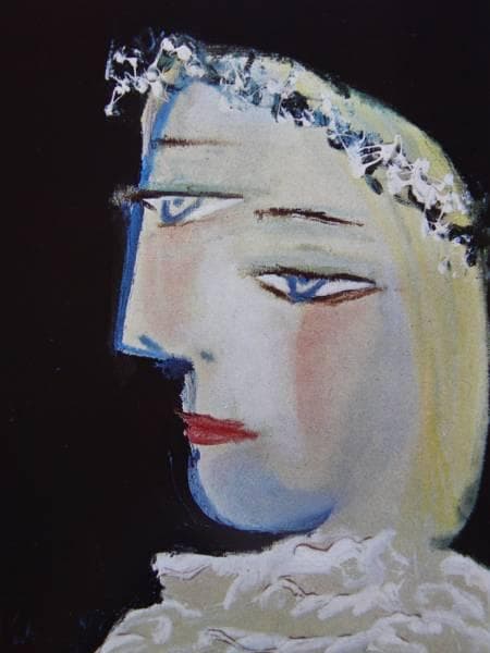 パブロ・ピカソ、慈悲の女神、希少限定画集画、状態良好、新品高級額装付