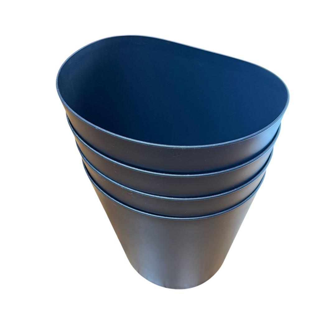 無印良品 スタッキングスツール 黒 4点セット 美品 自宅学習