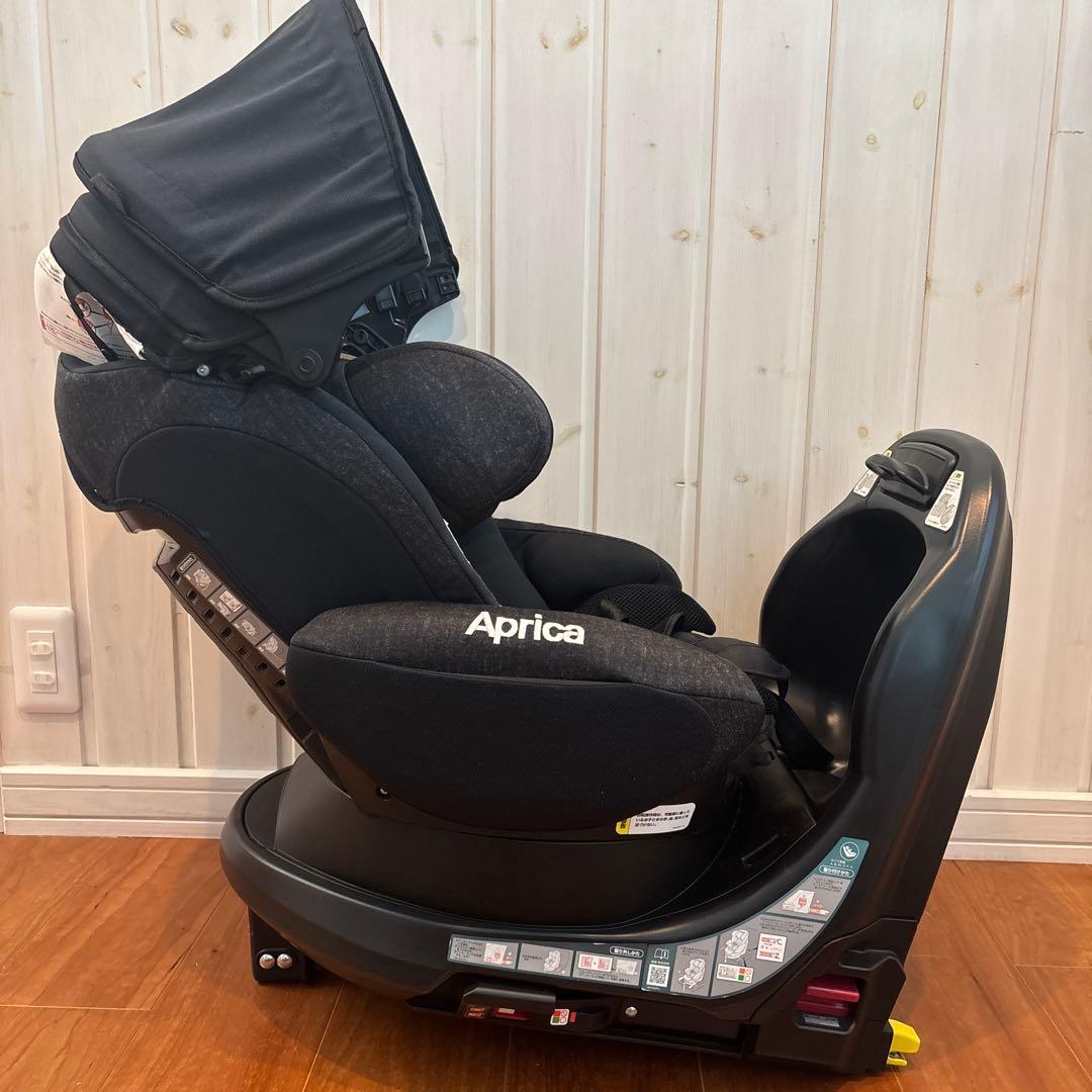 Aprica ピュアブラック チャイルドシート ISOFIX