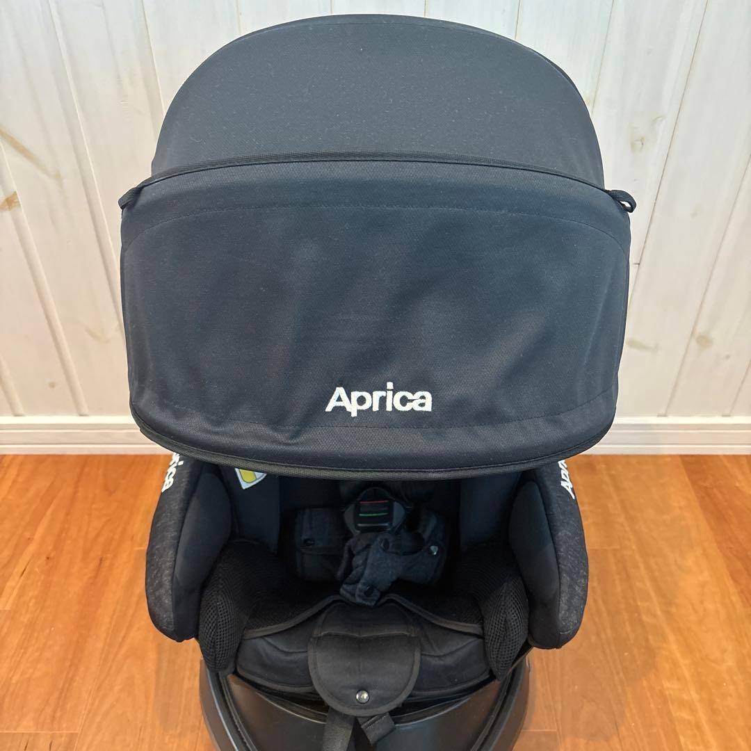 Aprica ピュアブラック チャイルドシート ISOFIX
