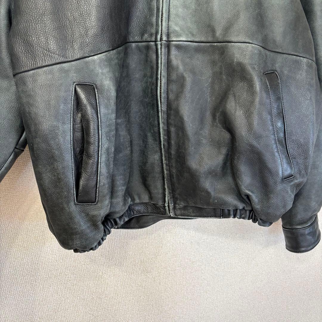 ウィルソンズ　レザージャケット　本革　トラッカー　アメリカ古着　L 2711