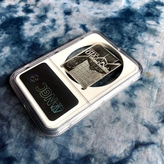 【希少】2020 フランス ゴッホ 記念 銀貨 PF70 UC COA付