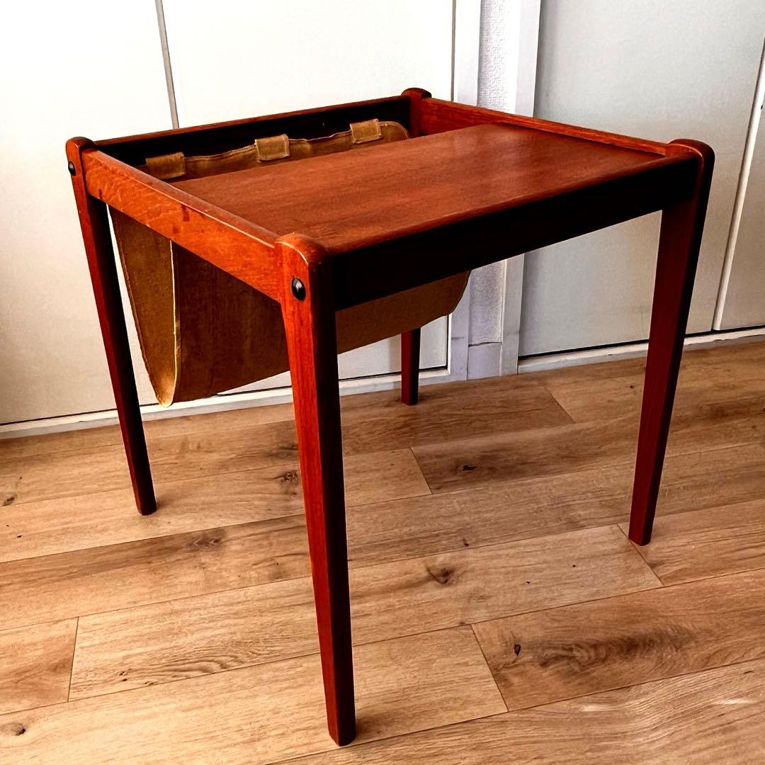 北欧 ヴィンテージ サイドテーブル チーク