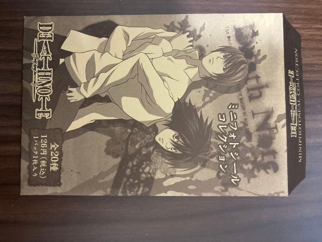 ねこぴよ　DEATH NOTE☆ミニフォトシールコレクション★Lとニア