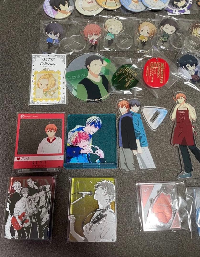 ギヴン アクスタ 缶バッジ まとめ売り スイパラ