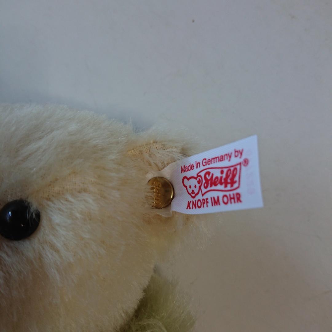 白タグ YUKI ゆき 26cm テディベア Steiff シュタイフ 証明書付