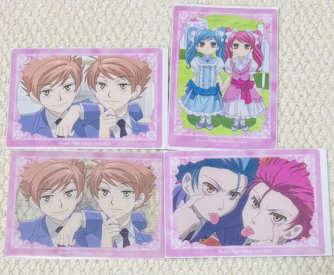 桜蘭高校ホスト部 コラボカフェ クリアカードコレクション　 常陸院光 常陸院馨