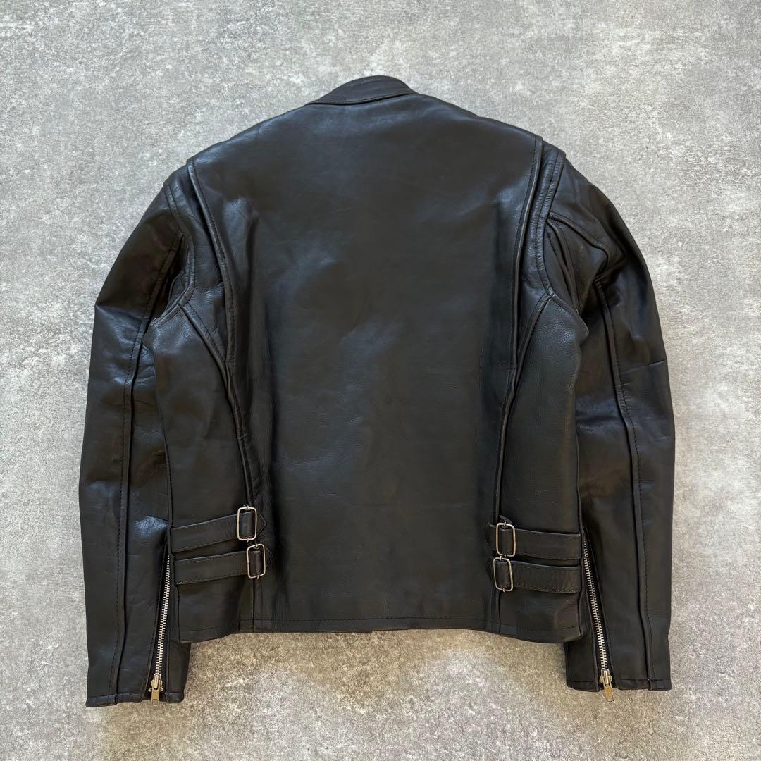【AMERICAN NOSTALGIA】 シングルライダース レザージャケット
