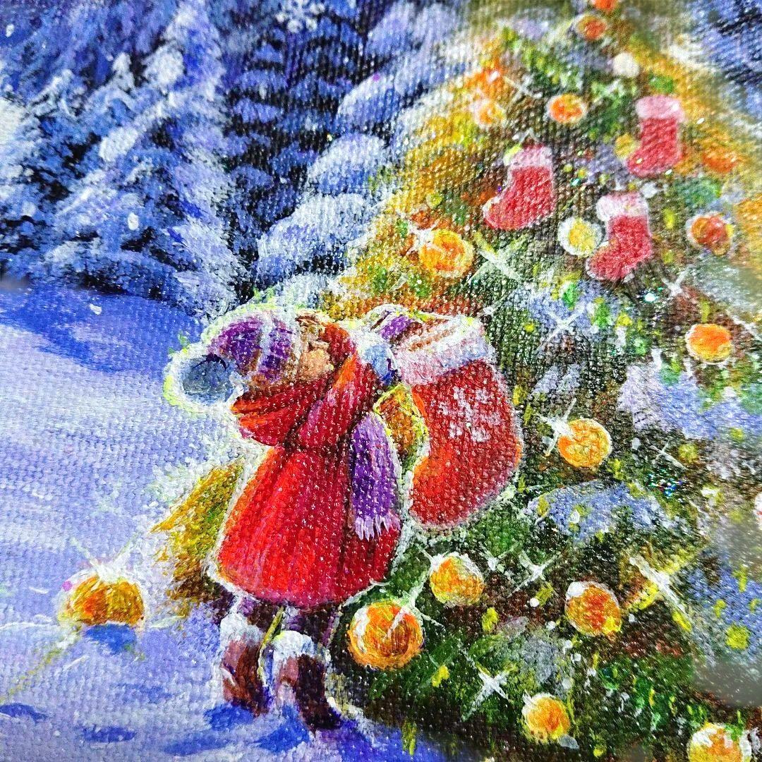 R*U様 【願いを込めて】アクリル画 F3 風景画 絵画