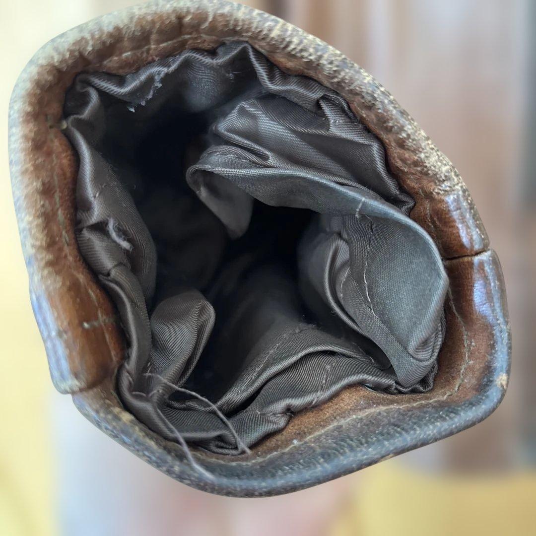 krystal98hh　ブラウンレザー シングルライダースジャケット