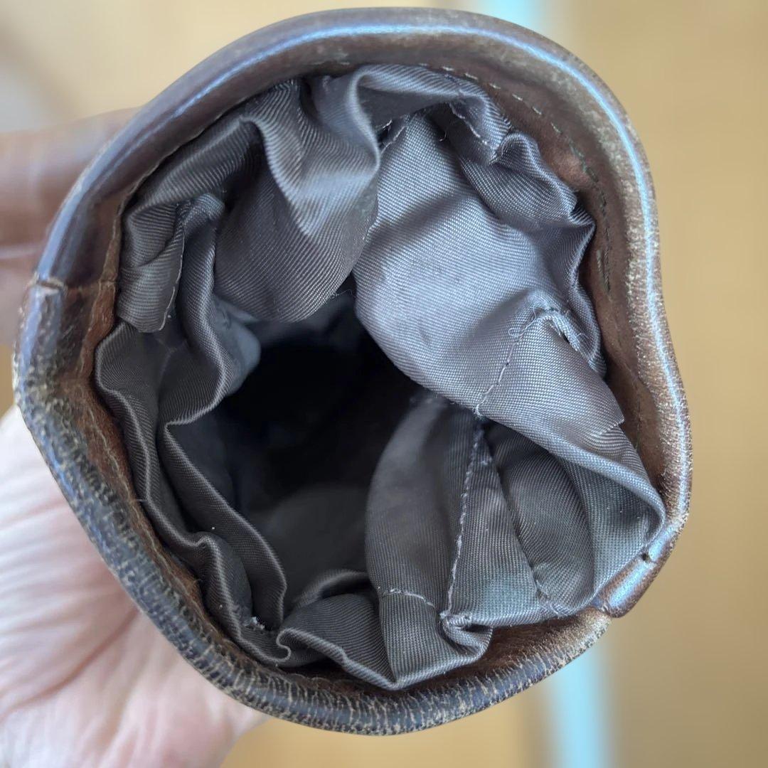 krystal98hh　ブラウンレザー シングルライダースジャケット