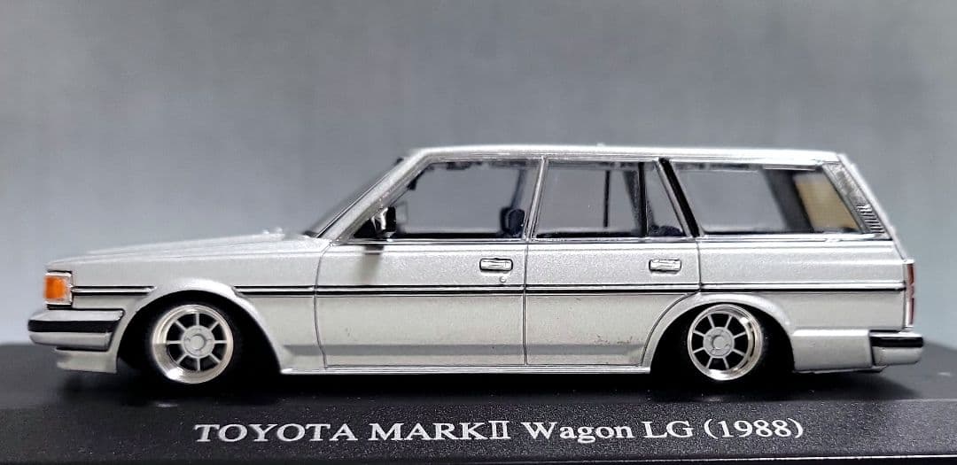 1/43　GX70　マークⅡワゴン改　ハヤシストリート　アルミ製深リム　DISM