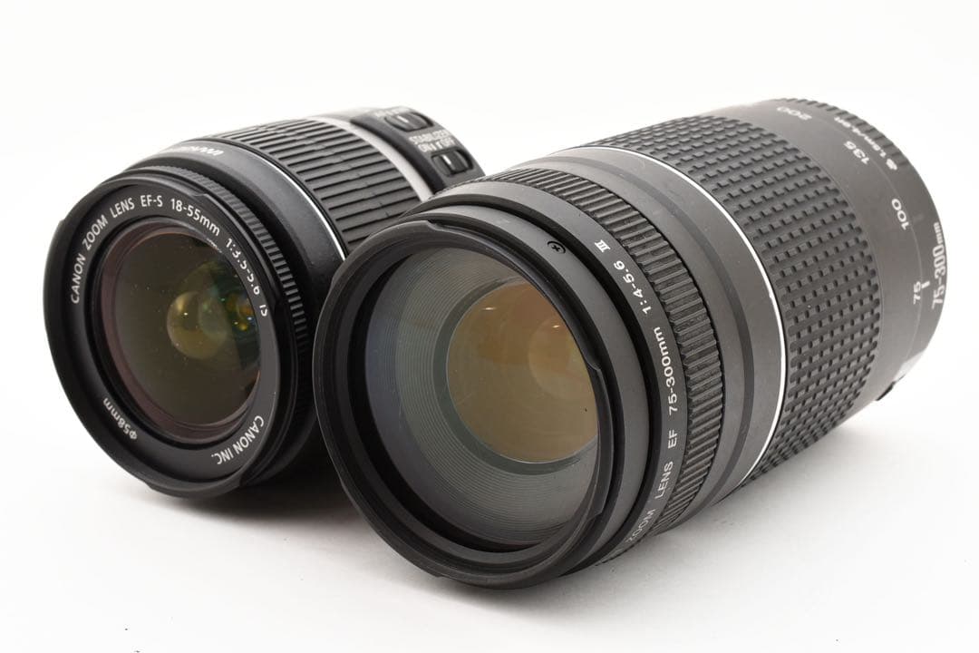 デジタル一眼レフカメラ canon kiss x5 標準&望遠ダブルレンズセット