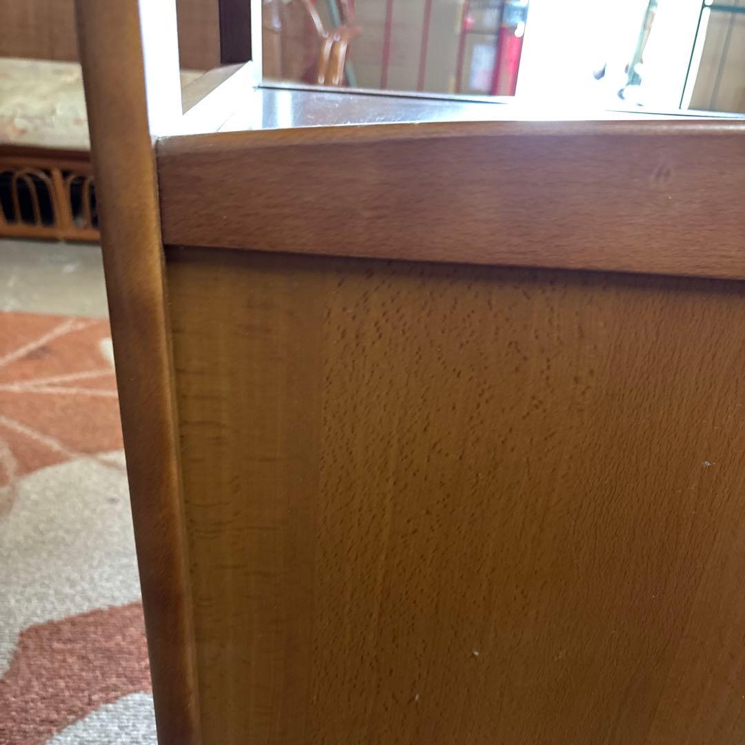 カリモク　電話台　FAX台　キャビネット　昭和レトロ