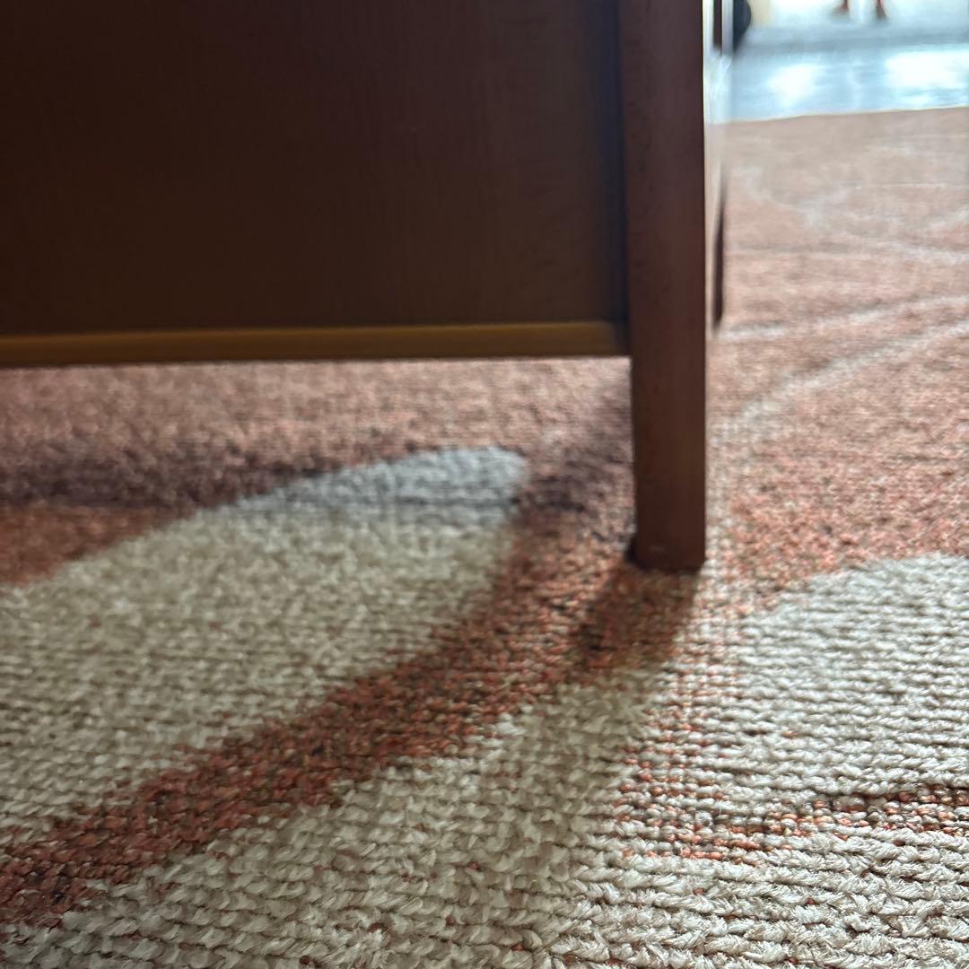 カリモク　電話台　FAX台　キャビネット　昭和レトロ