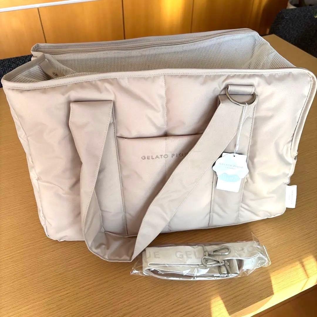 GELATO PIQUE ベージュ　キャリーバッグ　新品未使用