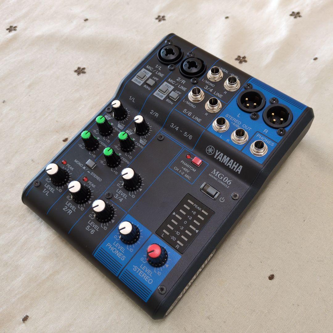 【美 品】YAMAHA MG06 アナログミキサー