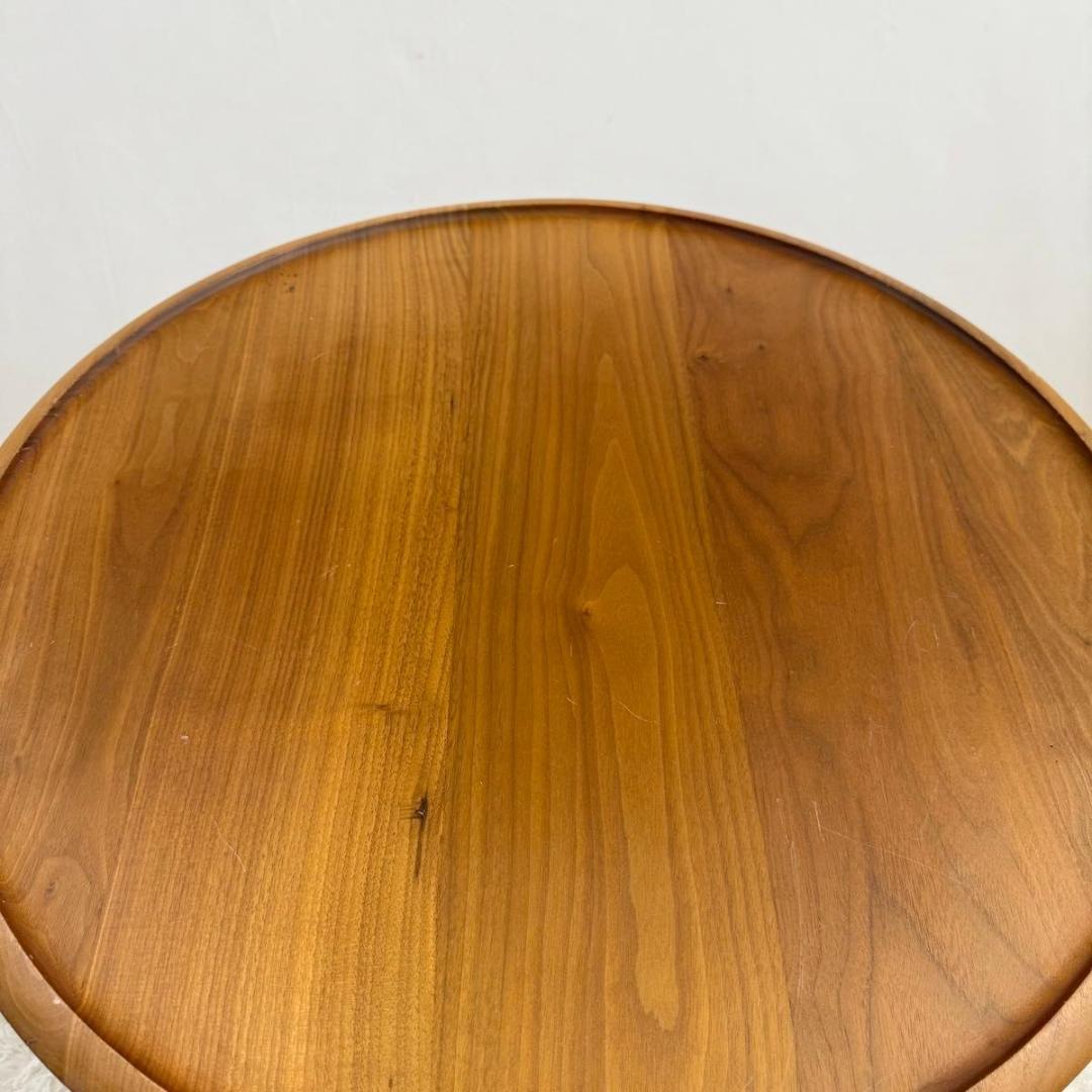 【北欧風】サイドテーブル　ナチュラル　ブラウン　オーク材　814-15