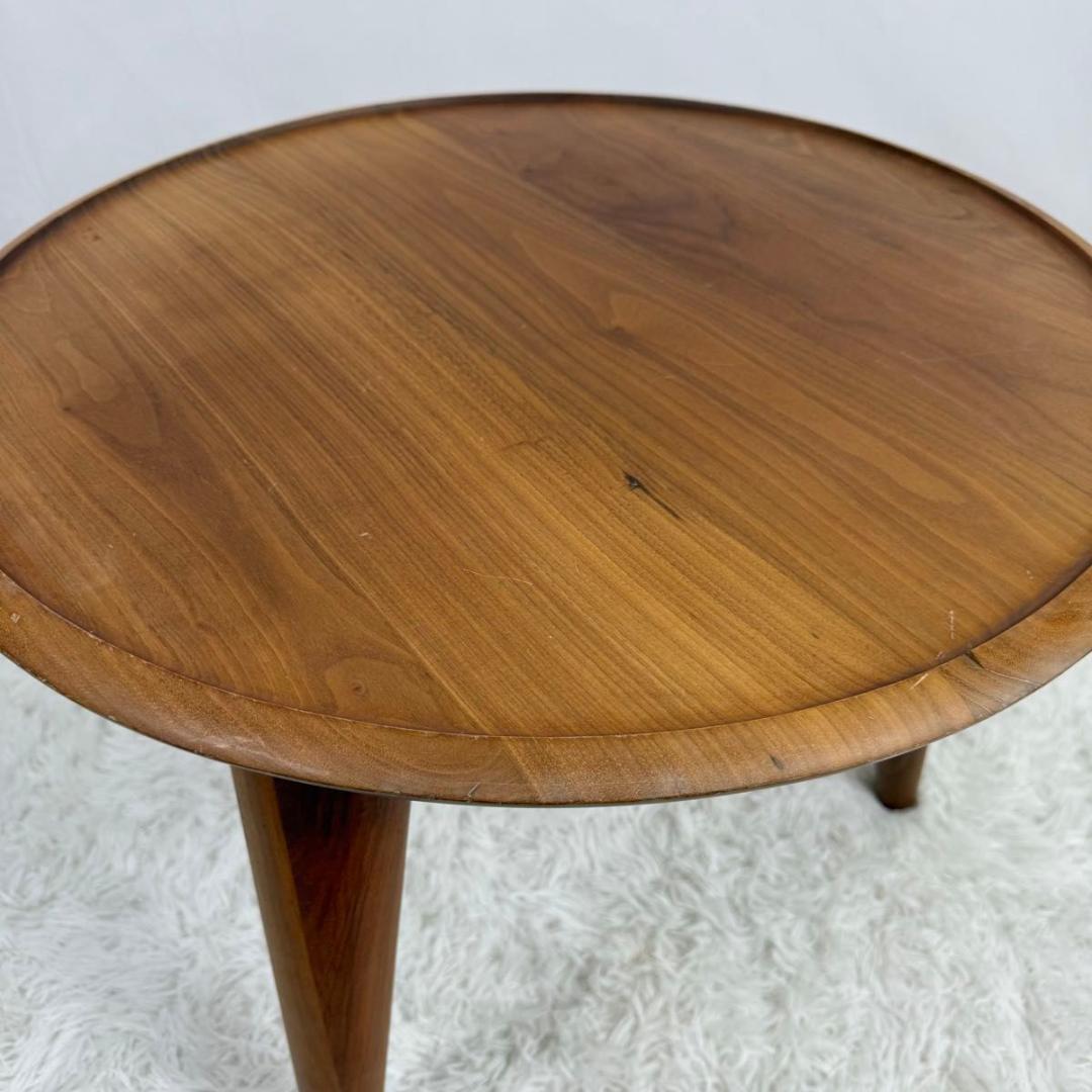 【北欧風】サイドテーブル　ナチュラル　ブラウン　オーク材　814-15