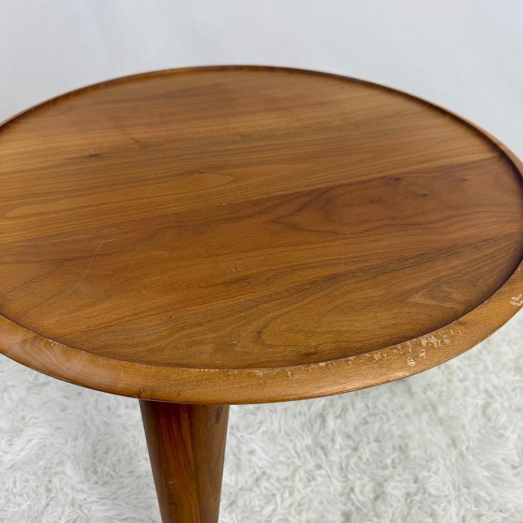 【北欧風】サイドテーブル　ナチュラル　ブラウン　オーク材　814-15