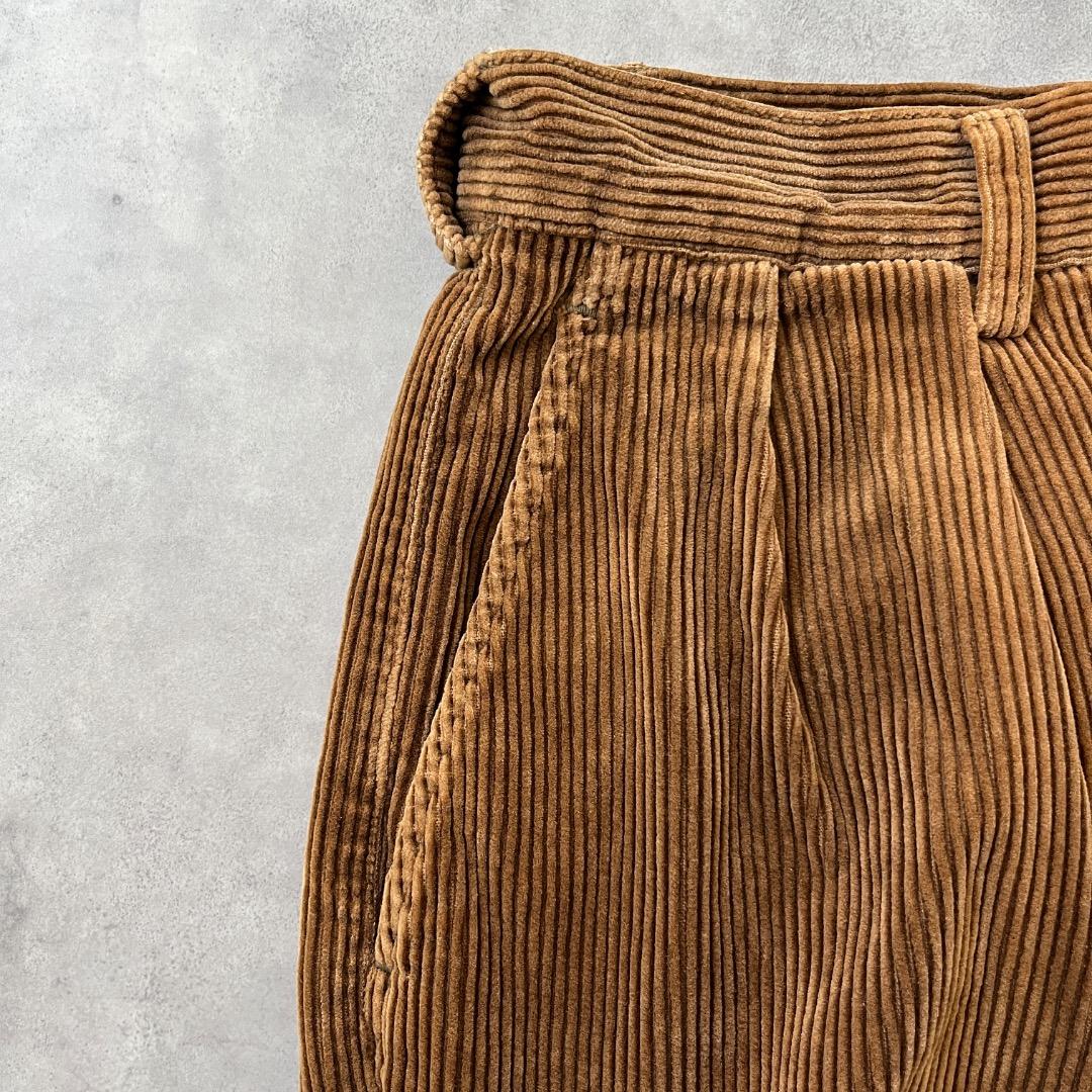 ポロバイ ラルフローレン W36 コーデュロイ チノパン USA 茶 18208