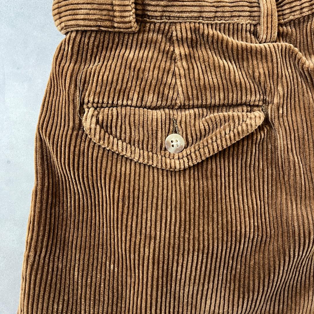 ポロバイ ラルフローレン W36 コーデュロイ チノパン USA 茶 18208