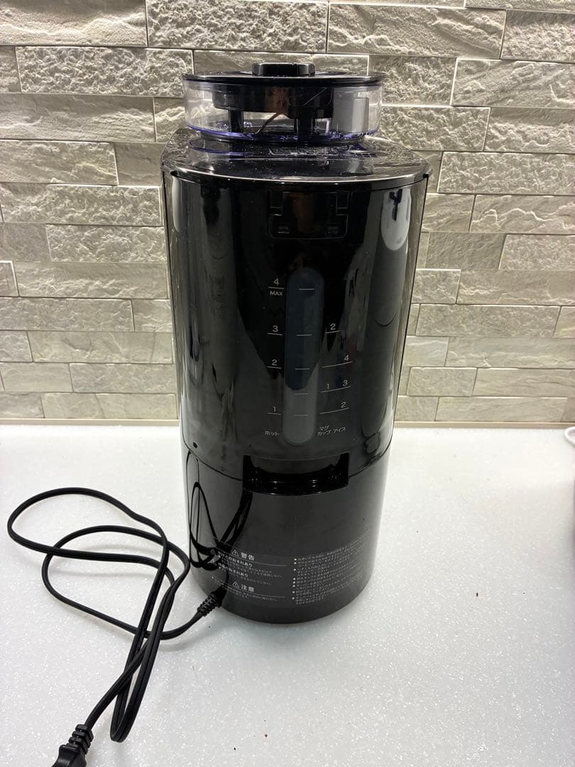 美品　使用2回　siroca コーヒーメーカー ブラック　箱付き