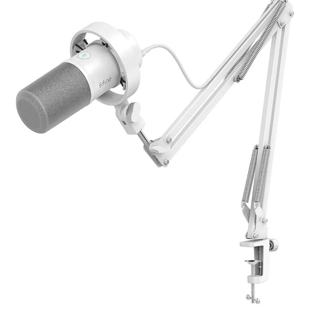 fifine ダイナミックマイク　マイクアーム付き