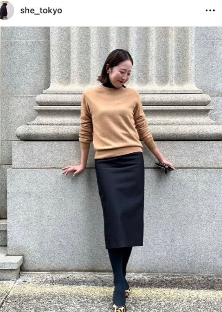 【新品】SHE tokyo タイトスカート　黒　36