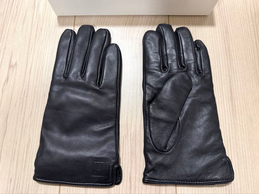 N.HOOLYWOOD COMPILE レザーグローブ カシミヤライニング 黒