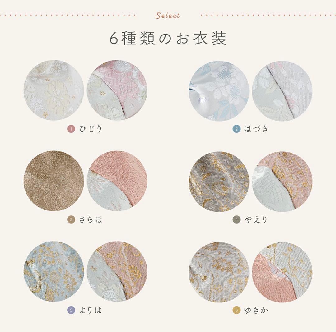 はなのうた 雛人形 ケース飾り 丸型ケース ぷりふあ人形