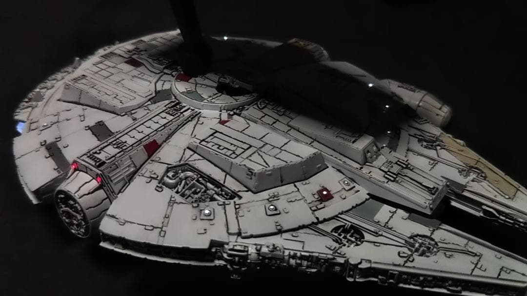 ミレニアムファルコン 電飾改修 完成品 1/350 管A4 帝国の逆襲