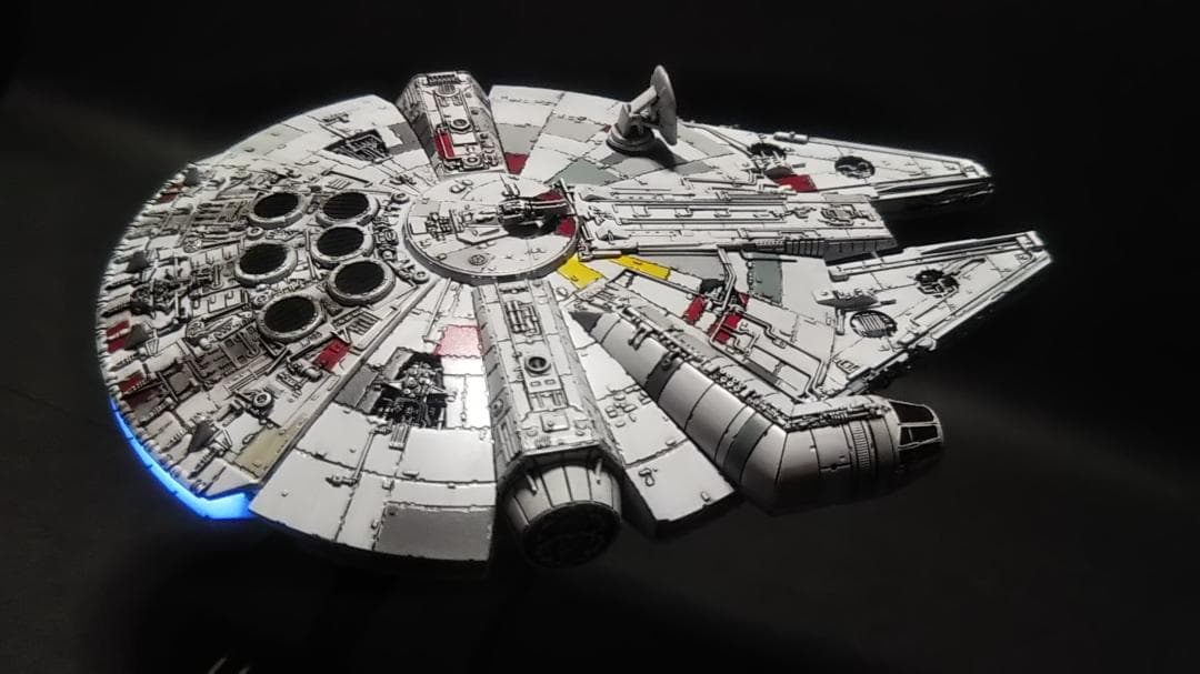 ミレニアムファルコン 電飾改修 完成品 1/350 管A4 帝国の逆襲