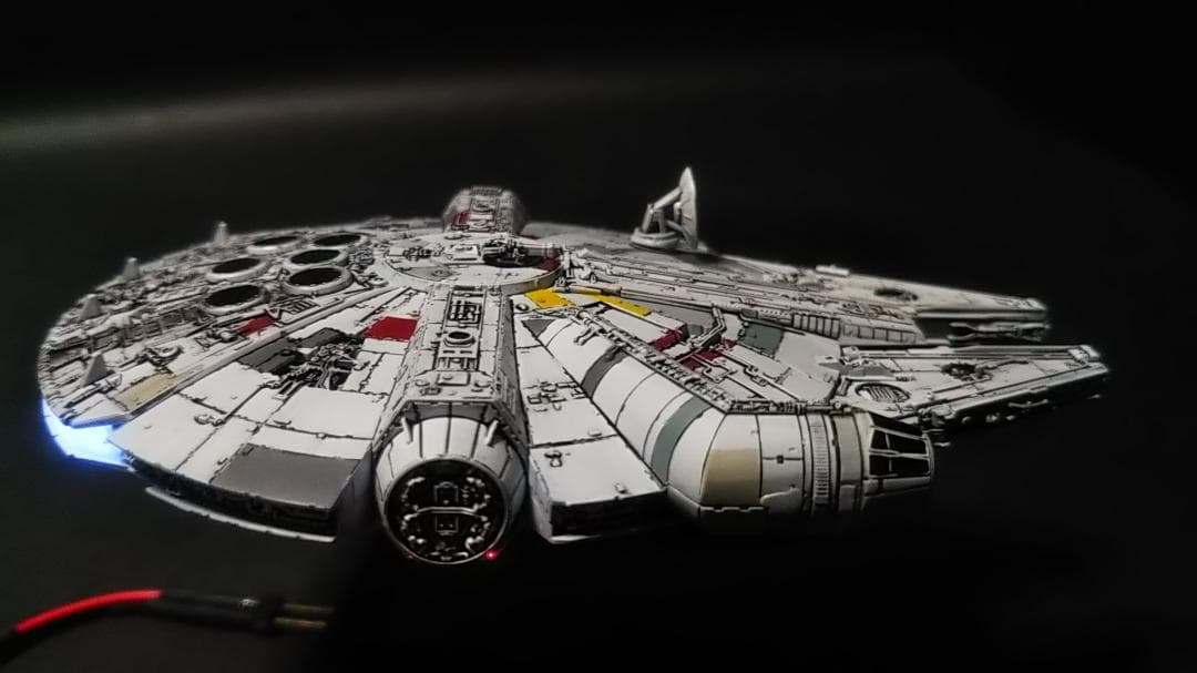 ミレニアムファルコン 電飾改修 完成品 1/350 管A4 帝国の逆襲