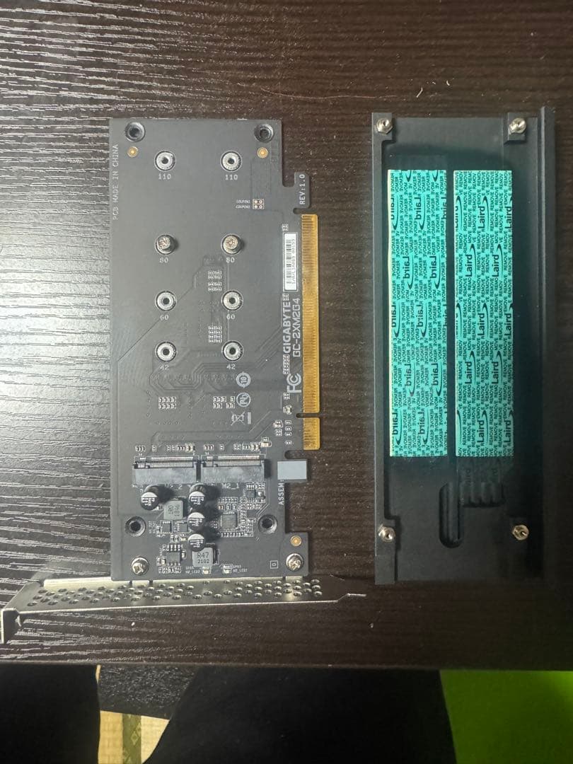 ASUS AORUS SSD拡張