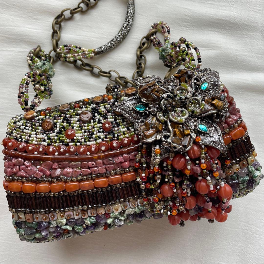 MARYFRANCES メリーフランシス ビーズ　ショルダーバッグ パーティー