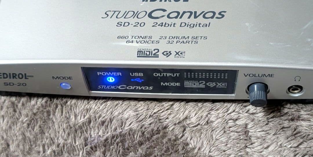 DTM・DAW Roland EDIROL SD-20