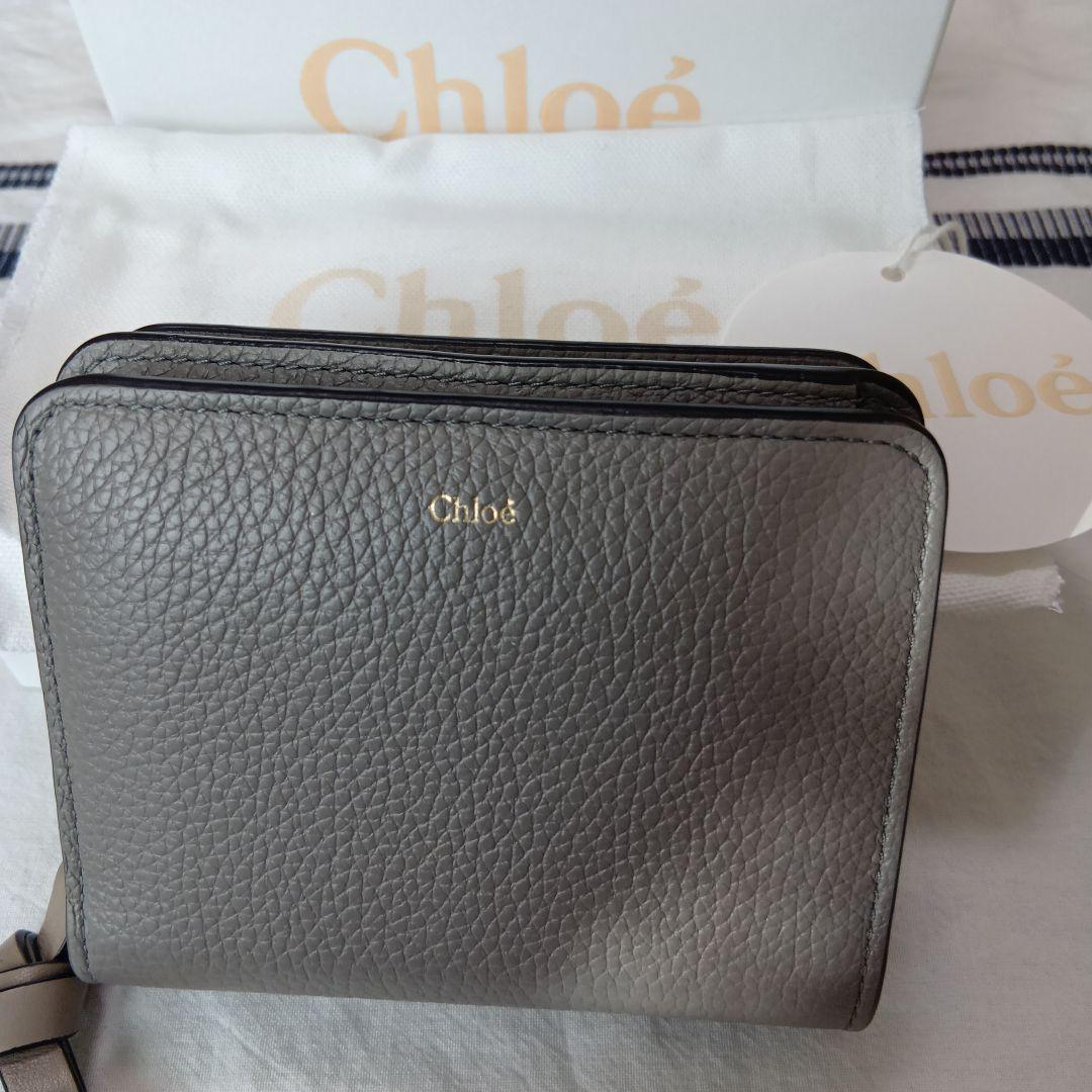 Chloé グレー 二つ折り財布