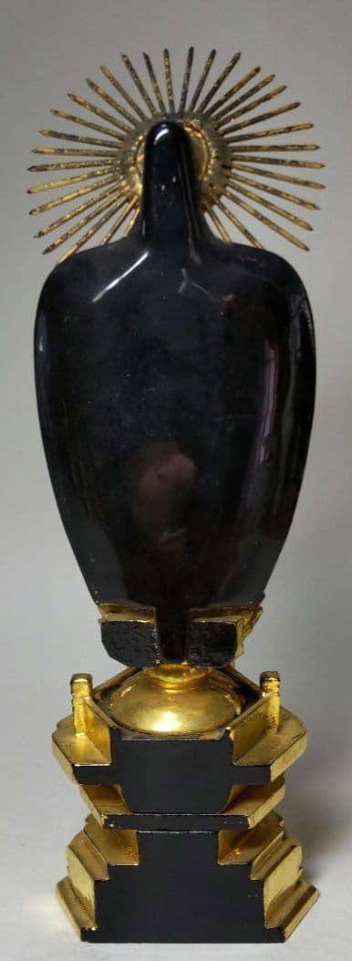 阿弥陀如来 木彫り仏像 純金箔押