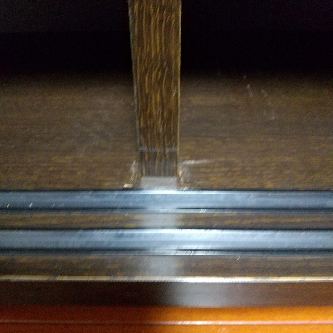 テレビ台 75型もOK 木製 ダークブラウン収納付き3月末頃迄の出品です底値です