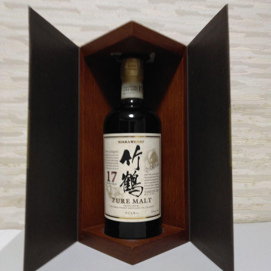 レア・美品！　【EU限定】ニッカ竹鶴17年　ピュアモルトウイスキー