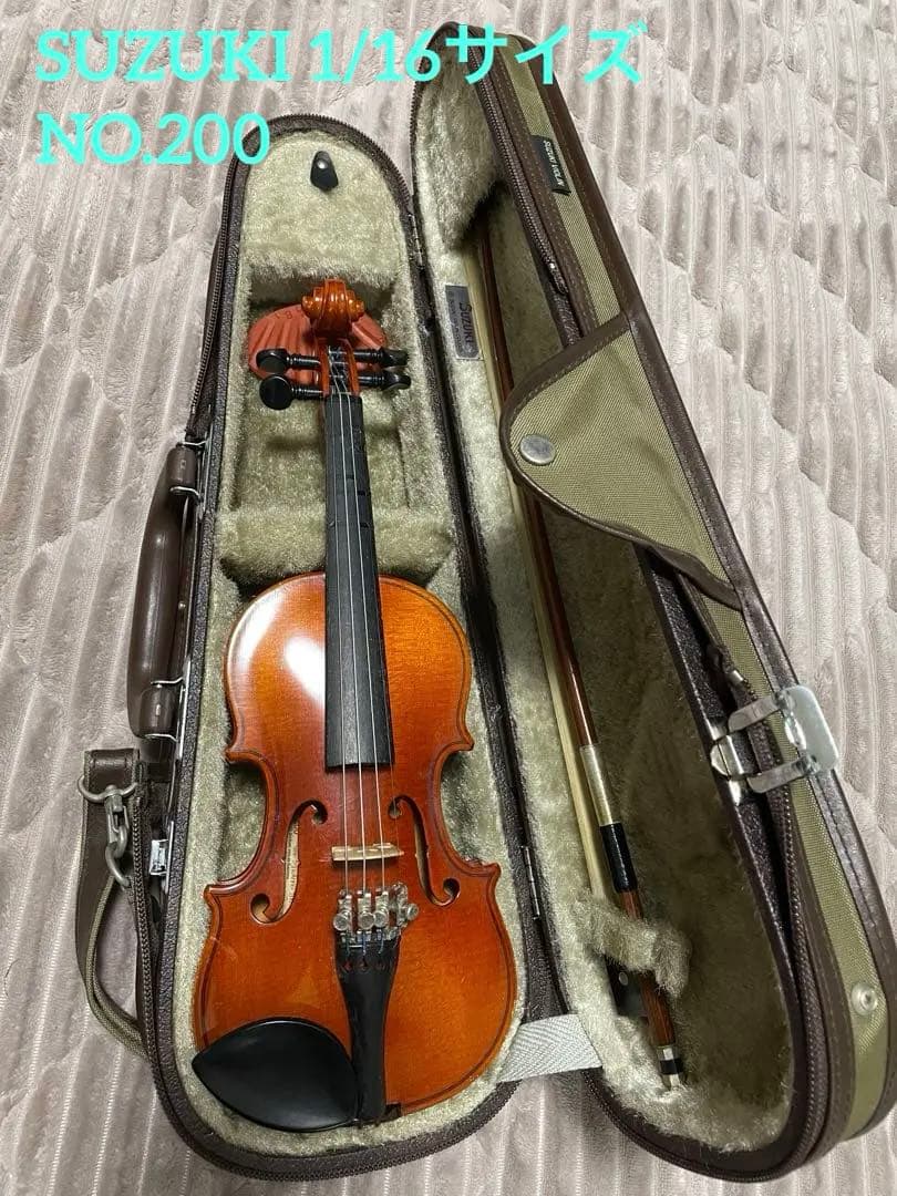 スズキSuzuki バイオリン一式セット1/16 No.200