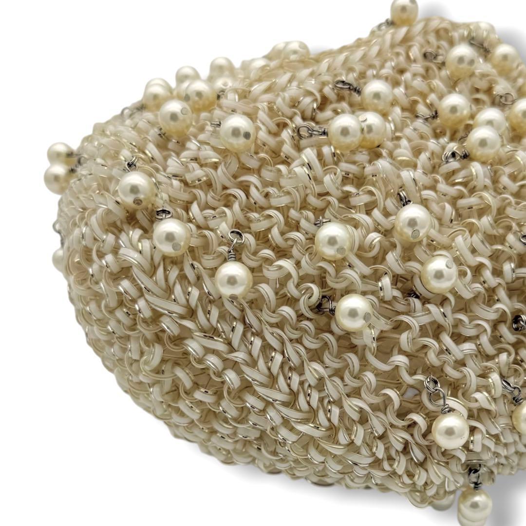 【レア品】アンテプリマ　パール　ワイヤーバッグ パーティーバッグ　ハンドバッグ