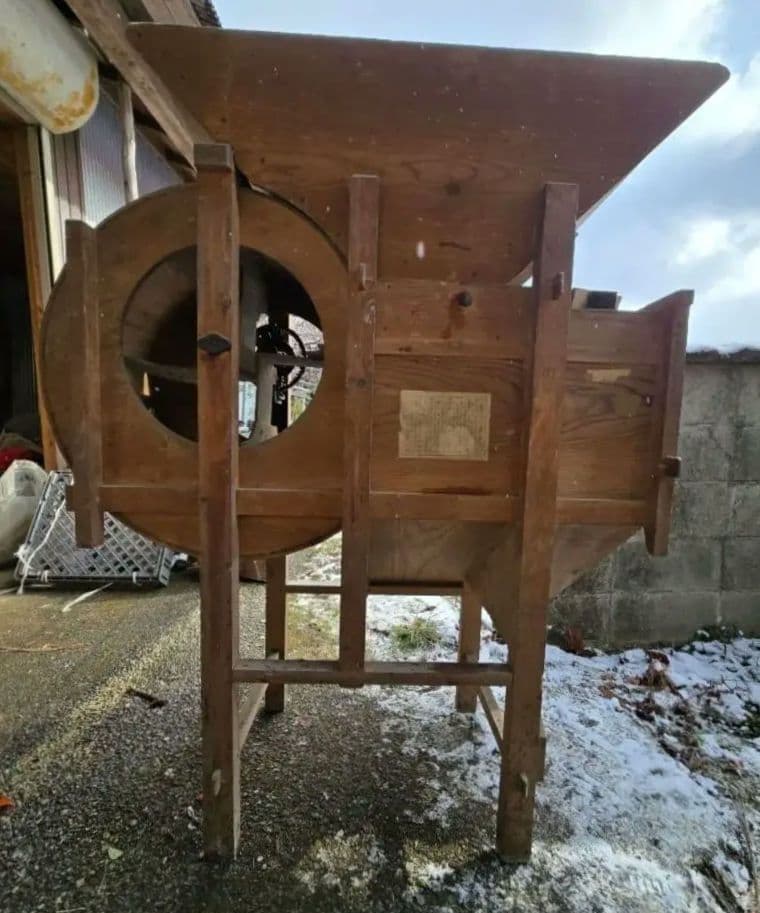 1949年全国農機具大博覧会最高賞「安野式ウチバ唐箕」木製唐箕【送料無料】