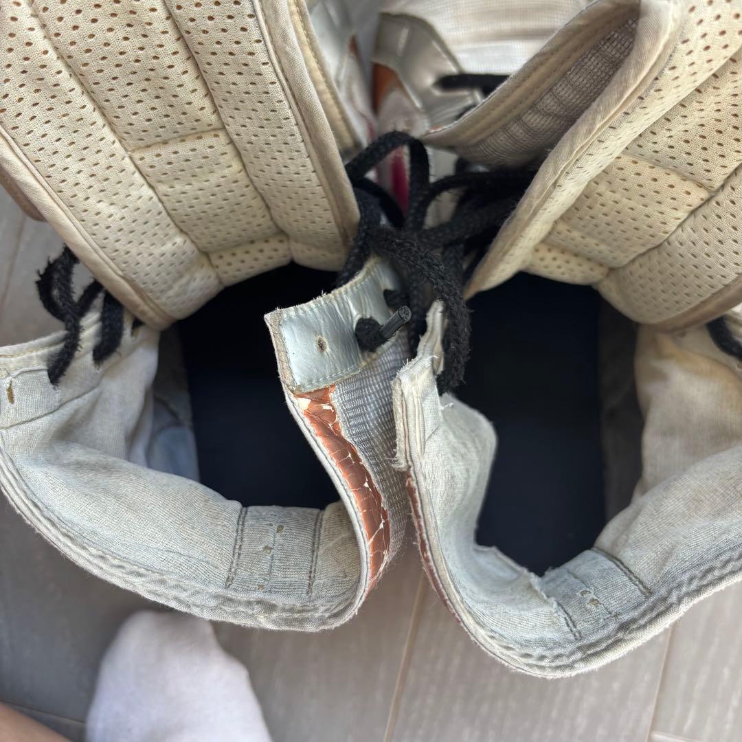 Mizuno ボクシングシューズ シルバー/レッド