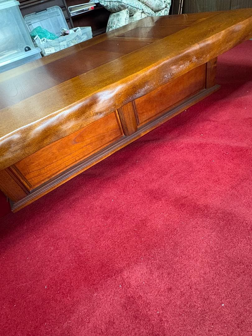 無垢 一枚板 座卓 天然木 ローテーブル 引き取り可