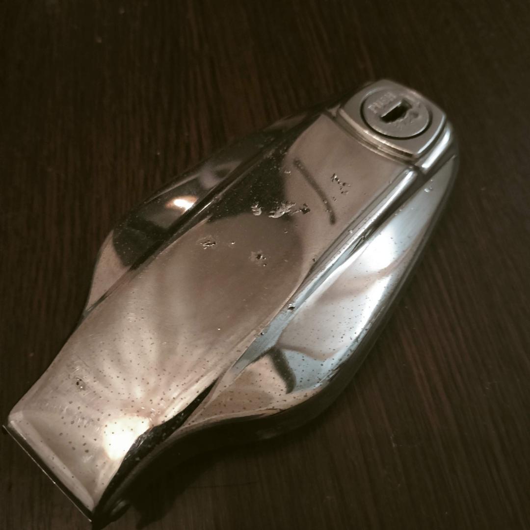 SR400 初期型タンクキャップ キーシリンダーセット