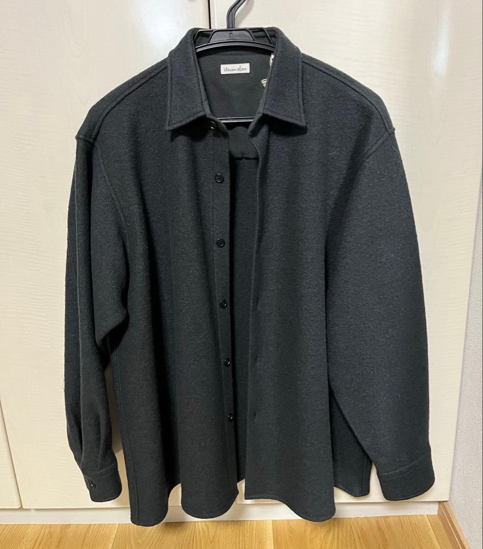 新品 StevenAlanスティーブンアラン ウールシャツジャケット