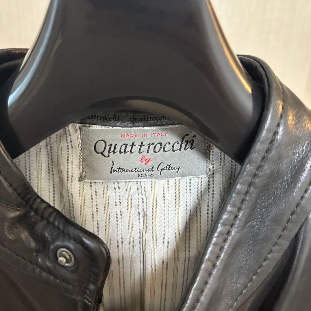 Quattrochi 本革レザージャケット 46サイズ